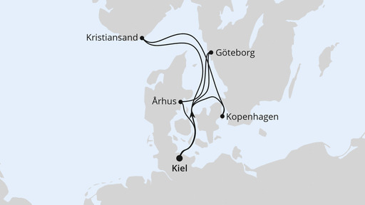 Skandinavien mit Göteborg